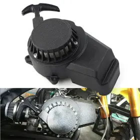 1880club 550729354651 1x Aluminum Recoil Pull Start Starter Fit 47 49cc 2 Stroke Mini Bike Scooter Atv