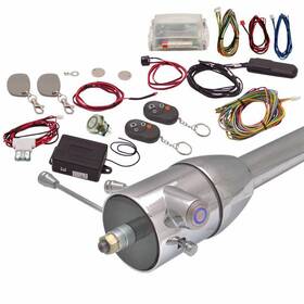 Auto Electric Eba0183 One Touch Engine Start Kit With Rfid And Remote - Blue Hot Rod Muscle Car Ls Lsx