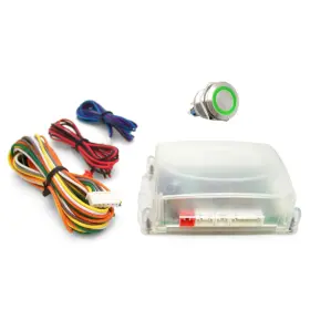 Authfs1001g Autoloc Power Accessories 802269932890 Green One Touch Engine Start Kit Street Custom Rat Truck