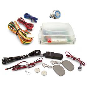 Autoloc Power Accessories 802269932920 Blue One Touch Engine Start Kit With Rfid Authfs1002b Hot Rod Street