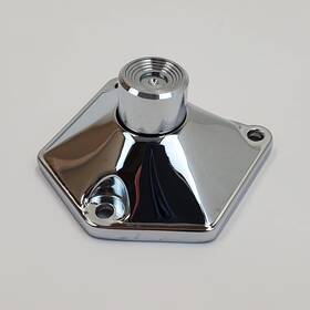 Billet Proof Designs Bpd-17758 Chrome Solenoid Cover With Starter Button For 1989-2017 Harley Fx/fl Big