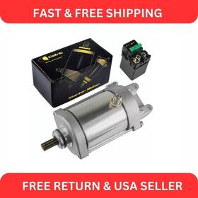Caltric 18622aa2001 12v / 9 Teeth Starter With Relay Solenoid For Honda Cbr900rr Cbr954rr 1993-2003