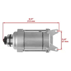 18748aa2003 Caltric Starter And Clutch Set For Yamaha V Star 1100 Silverado Xvs1100 2004-09