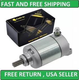 Caltric Sm139a1005 Starter Motor For Yamaha Fz6r 2009-2017 Motorcycle Cw 12 V