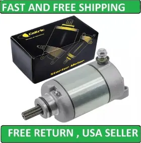 Sm139a1005 Caltric Starter Motor For Yamaha Fz6r 2009-2017 Motorcycle Cw 12 V