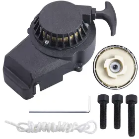 Cncmotok 616430430180 Pull Start Recoil Starter Alloy With Screws Drawstring Wrench Compatible