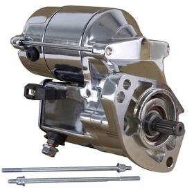 Componentsplus 686696039748 New 1.2kw Chrome Starter Fits Harley Davidson Fxstsb Fxstsi Bad Boy 228000-2551