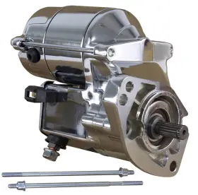 228000-2551 Componentsplus 686696039748 New 1.2kw Chrome Starter Fits Harley Davidson Fxstsb Fxstsi Bad Boy