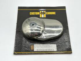 Custom Chrome 14-107 14107 Stainless Starter End Cover Nos