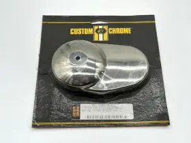 14-107 Custom Chrome 14107 Stainless Starter End Cover Nos