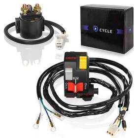 D-cycle S02-cs2 Starter Solenoid Relay Switch Kit For Honda Fourtrax 300 Trx300 1988-1995