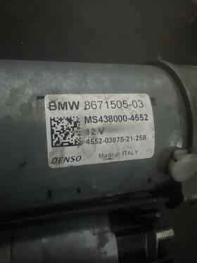 Denso 8671505-03 Bmw M3 Competition Starter G80 2021-2023 Genuine 4k