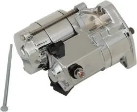 80-1004 Drag Specialties 133800 Starter Motor 1.7kw Chrome #80-1004 Harley Davidson