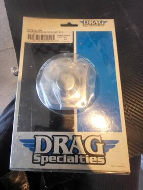 Drag Specialties 139496 Ds Starter Solenoid End Cover Chrome Harley Davidson