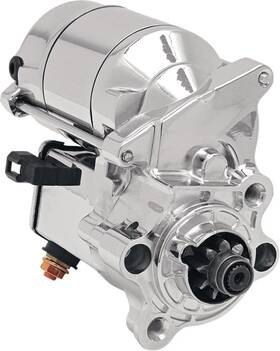 Drag Specialties 144607 Starter Motor 1.4kw Chrome #144607 Harley Davidson/buell