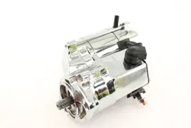 18199cn-wbe Drag Specialties 93-06 Harley-davidson Fatboy Engine Starting Starter Motor Chrome