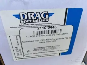 2110-0446 Drag Specialties 80-1004 All Balls/drag High-performance Starter Motor Chrome New