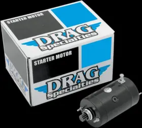Lkzc6c19xa Drag Specialties Black High Torque Starter Motor For Harley Dyna Police 85-88