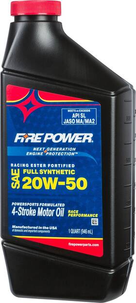 Fire Power 196977 Racing Ester Fortified Full Synthetic Motor Oil