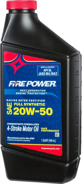 196977 Fire Power Racing Ester Fortified Full Synthetic Motor Oil 196977 Fire Power Racing Ester Fortified Full Synthetic Motor Oil