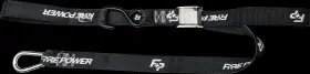 29-13070 Fire Power 1.5 Inch Soft-tye Tie Downs Black 2/pk