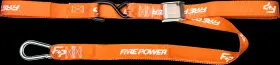 29-13071 Fire Power 1.5 Inch Soft-tye Tie Downs Orange 2/pk