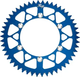 46t-428 Fire Power 314-46 Rear Aluminum Sprocket Blue Blu