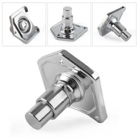 Goodyue 532611571384 Chrome Solenoid Cover Starter Push Button For Harley 1991-2017 Electra Glide