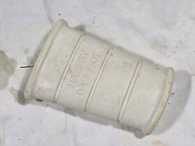 Harley 33176-63a Nos Oem 1954-72 White Kick Pedal Rubber Panhead Shovelhead Fl Fx Xlch