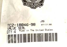 Harley-davidson 18046-98 Genuine Harley-davidson Valve Seals New Nos Oem P/n Tc2-18046-98 4