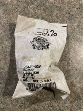 Harley-davidson 31441-65a Solenoid Plunger Boot Nos