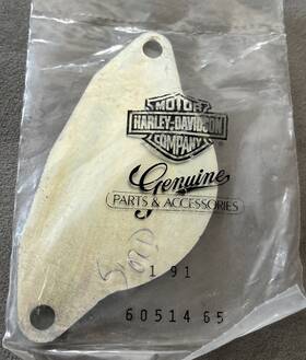 Harley-davidson 60514-65 Nos Harley-davidson Cover Starter Hole Fl-fx Panhead Shovelhead Oem