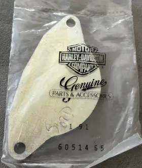 60514-65 Harley-davidson Nos Cover Starter Hole Fl-fx Panhead Shovelhead Oem