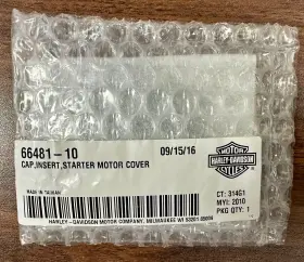66481-10 Harley-davidson Starter Motor Cover Cap Insert Box F