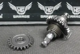 23531-gc4-600 Honda 2000 Cr80rb Oem Kickstart Kick Start Shaft W Idler Gear
