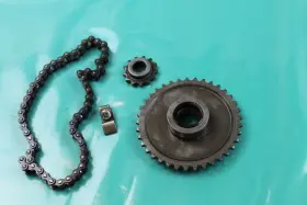 28101-402-003 Honda 1973 Cb175 Super Sport Electric Starter Chain And Sprocket