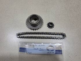 Honda 28111-mg9-000 1984 Goldwing Gl1200 Starter Drive Chain And Gears #325.8-122