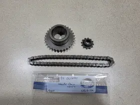 28111-mg9-000 Honda 1984 Goldwing Gl1200 Starter Drive Chain And Gears #325.8-122