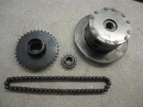 28120-201-040 Honda 1978-1979 Cm185 Twinstar Starter Clutch Rotor Flywheel One Way Gear Cm185t