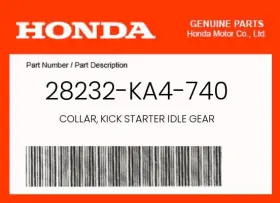 28232-ka4-740 Honda Genuine Collar Kick Starter Idle Gear -