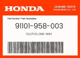 91101-958-003 Honda Genuine Clutch One-way -