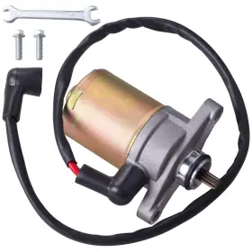 Jingke 786552483194 10 Teeth Starter Motor For Gy6 49cc 50cc Scooter 139qmb Moped Atv Go