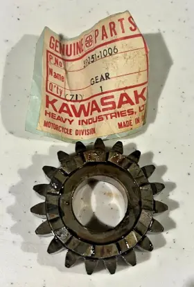 59051-1006 Kawasaki Nos Kick Starter Start Gear Oem Kz1000 Zr1 Kz