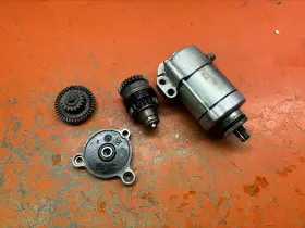 55140001100 Ktm Electric Starter With Bendix Bevel Gear 2008 300 Xcw 144 200 250 2008-2016