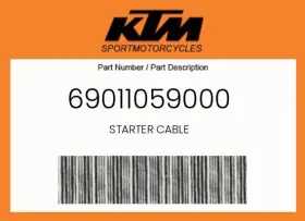 69011059000 Ktm Genuine Starter Cable -