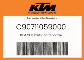 C90711059000 Ktm Genuine Starter Cable -