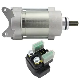 Fjr1300as Lifmpfly Lom466 022 Starter With Relay For Yamaha Motorcycle Fjr1300 / Fjr1300a 2003-