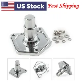 Lookppppt 232145320006 Chrome Solenoid Cover Starter Push Button For Harley 1991-2017 Electra Glide
