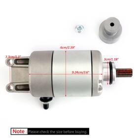 Madhornets M553-a112-silver Engine Starter Motor Starting Fits Aprilia Scarabeo 125 200 Light 2007-2014