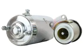 7147377b Marinepartsdistributors 686696196175 Chrome Starter And Solenoid Fits Harley Low Rider Fxs 74 1979 7147377a